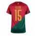 Maillot de foot le Portugal Rafael Leao #15 Domicile vêtements Monde 2022 Manches Courtes